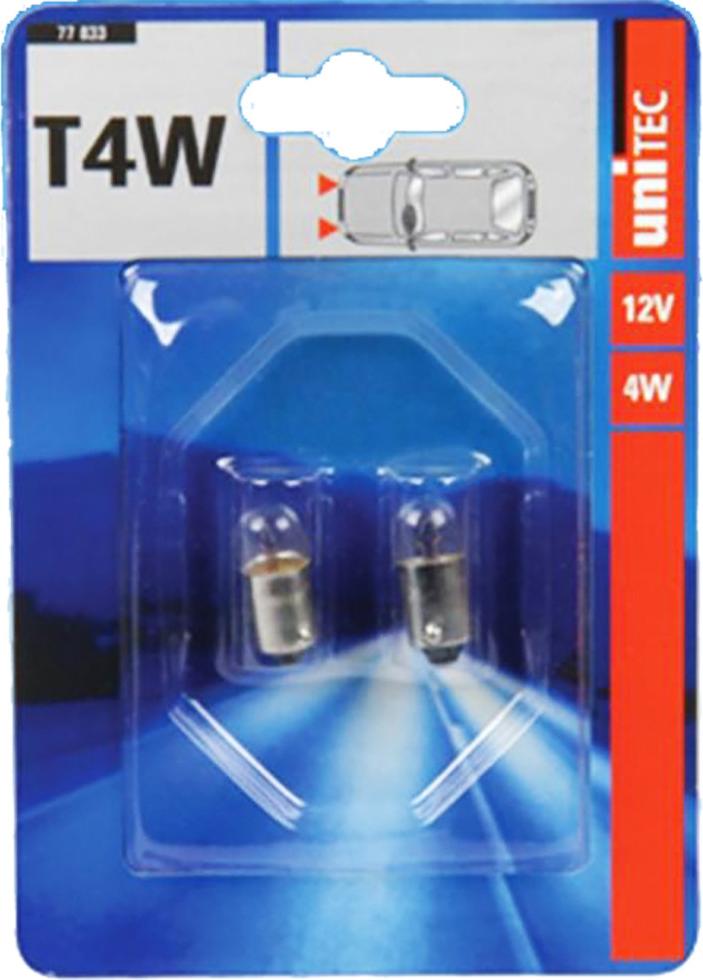 UniTEC Autoteile Unitec Standlicht T4W 12V 4W 77833