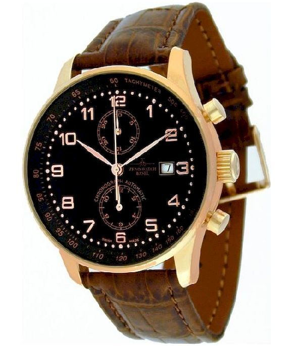 Zeno-Watch - Náramkové hodinky - Pánske - X-Large Retro Bicompax - P557BVD-Pgr-c1