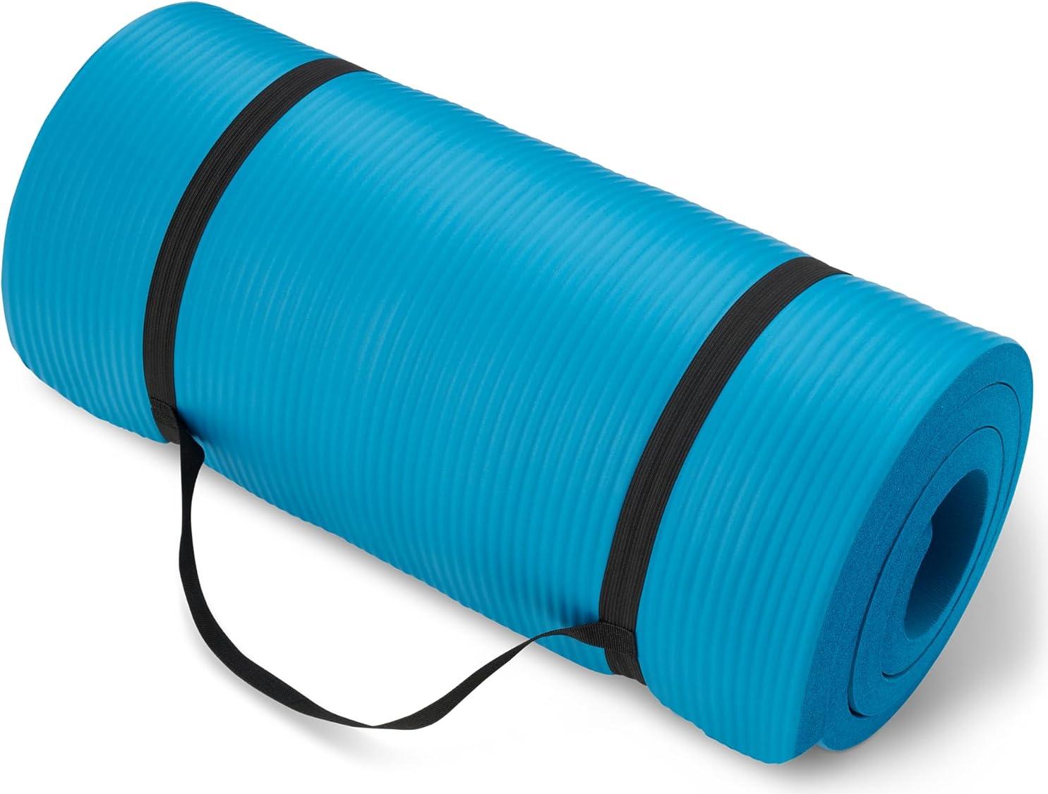 Amazon Basics 1 Zoll extra dicke Trainingstraining Yogamatte Tragengurt