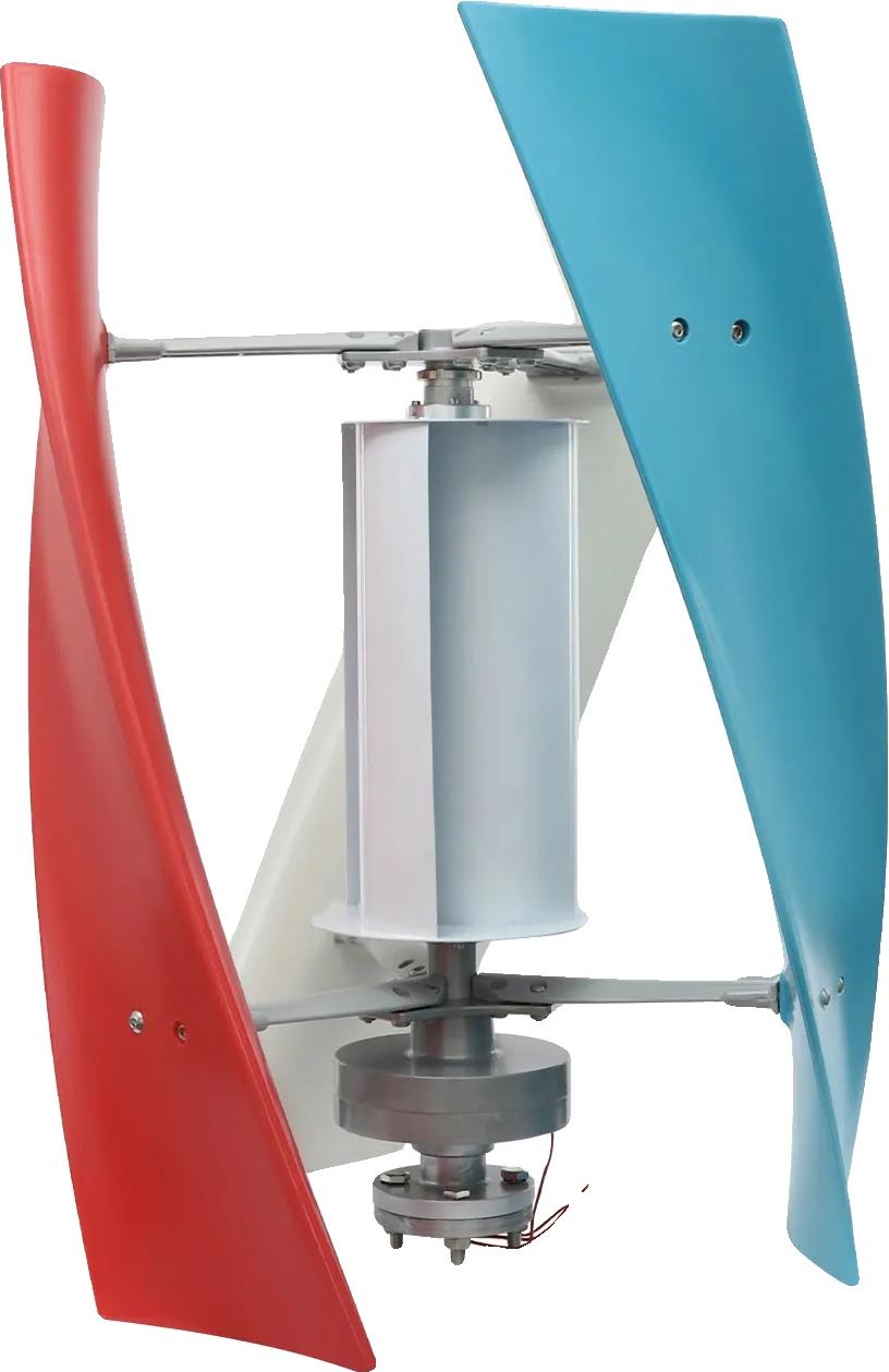 OEM Windturbine, vertikale Achse, 100W Leistungsausgang, WEISS 2442