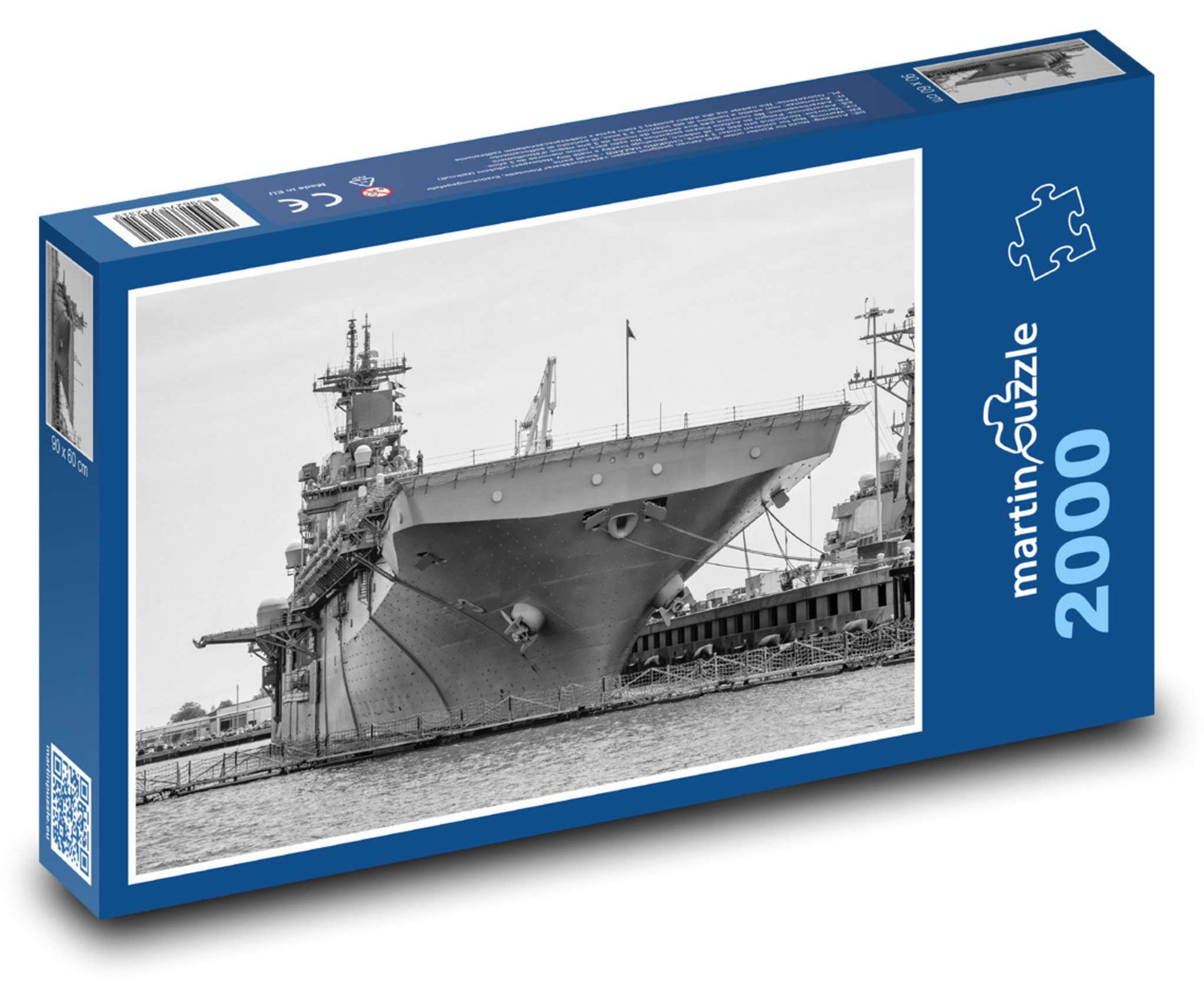 MCprint martinpuzzle - Puzzle 2000 Teile - Frachtschiff im Hafen