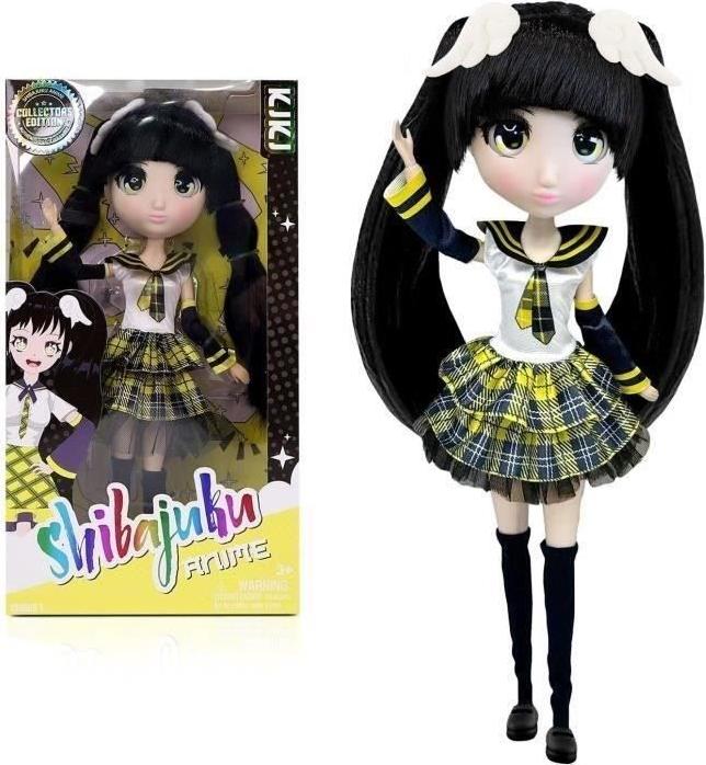 Puppe, Kiki Puppe, 30 cm, Kawai Stil, Shibajuku Anime, BANDAI, Offizielles Lizenzprodukt BAN3701405823955