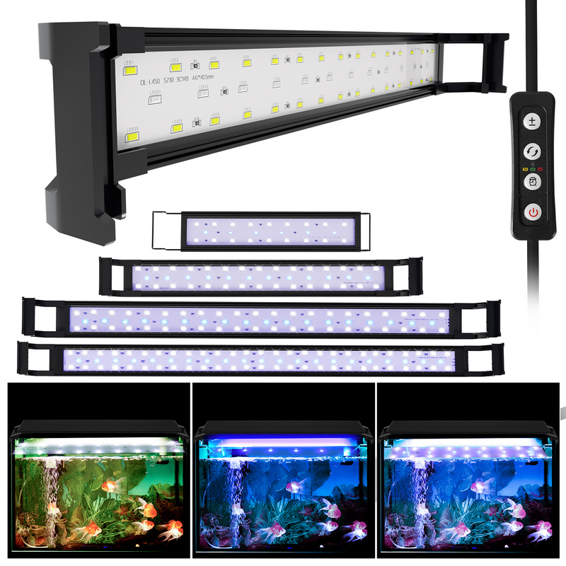 SENZEAL X7 LED Aquarium Verlichting Tweeling Aquarium Lamp Twee Hoofden LED Licht 220V 15W SENZEAL X7 LED Aquarium Verlichting Tweeling Aquarium Lamp Twee Hoofden LED Licht 220V 15W