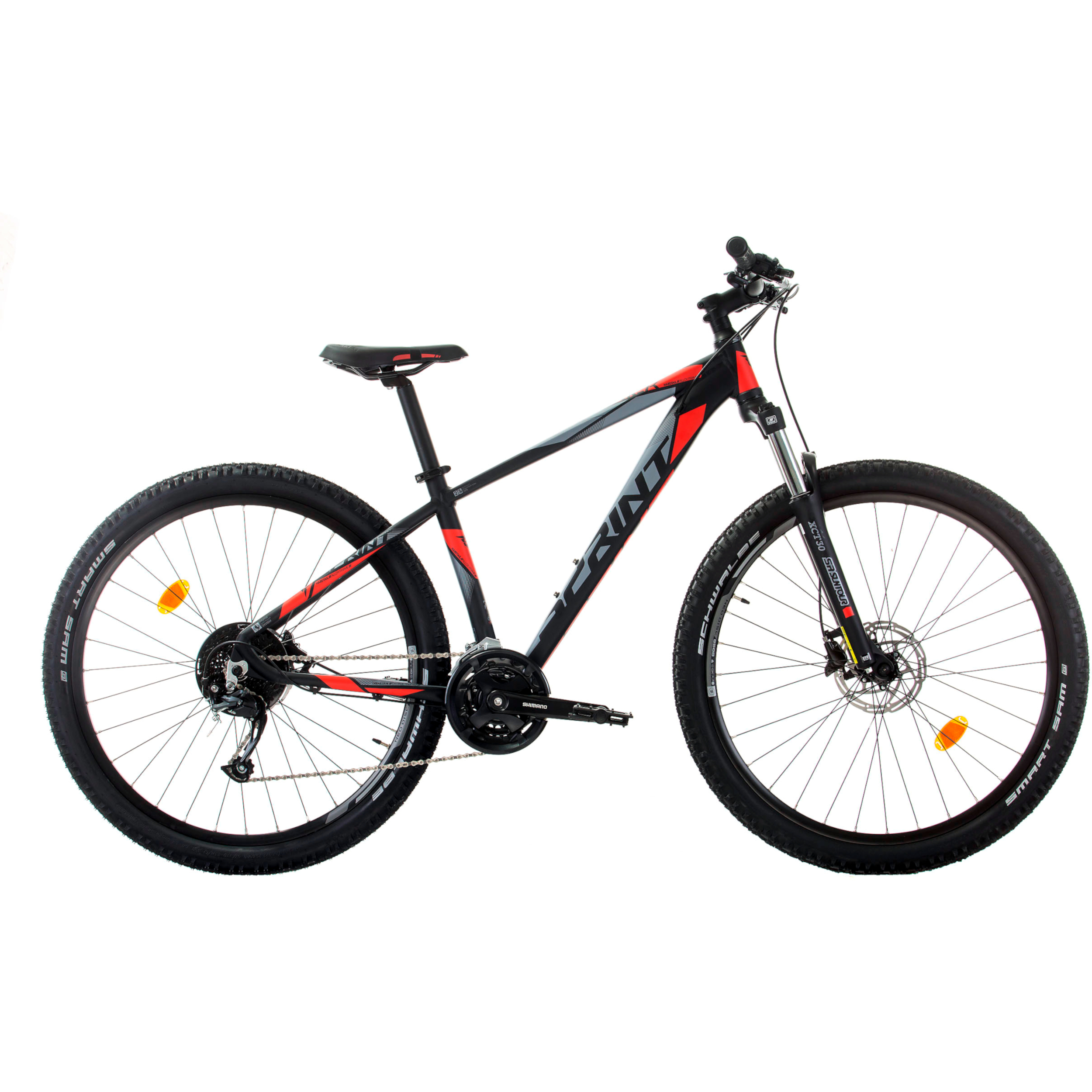 Mountainbike SPRINT MAVERICK 2 PRO 27,5 Zoll, Schwarz/Rot, 440 mm rahmen, Alloy BK22SI0180