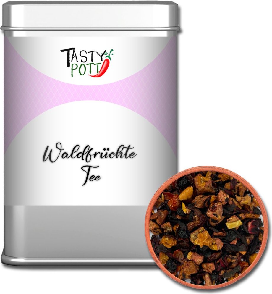 Tasty Pott Waldfrüchte Tee 80g Dose Loser Tee Kaufland.de