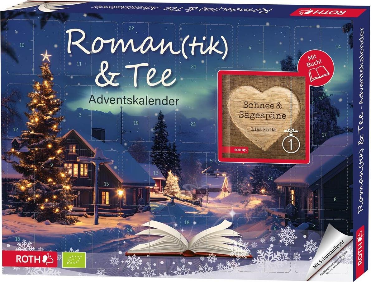 Adventný kalendár "Roman(tik) a bio čajový adventný kalendár