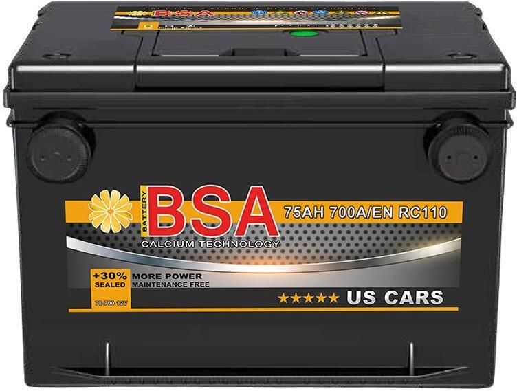 BSA Battery High Quality Batteries US Autobatterie 75Ah 12V USA CAR US Batterie B78-700