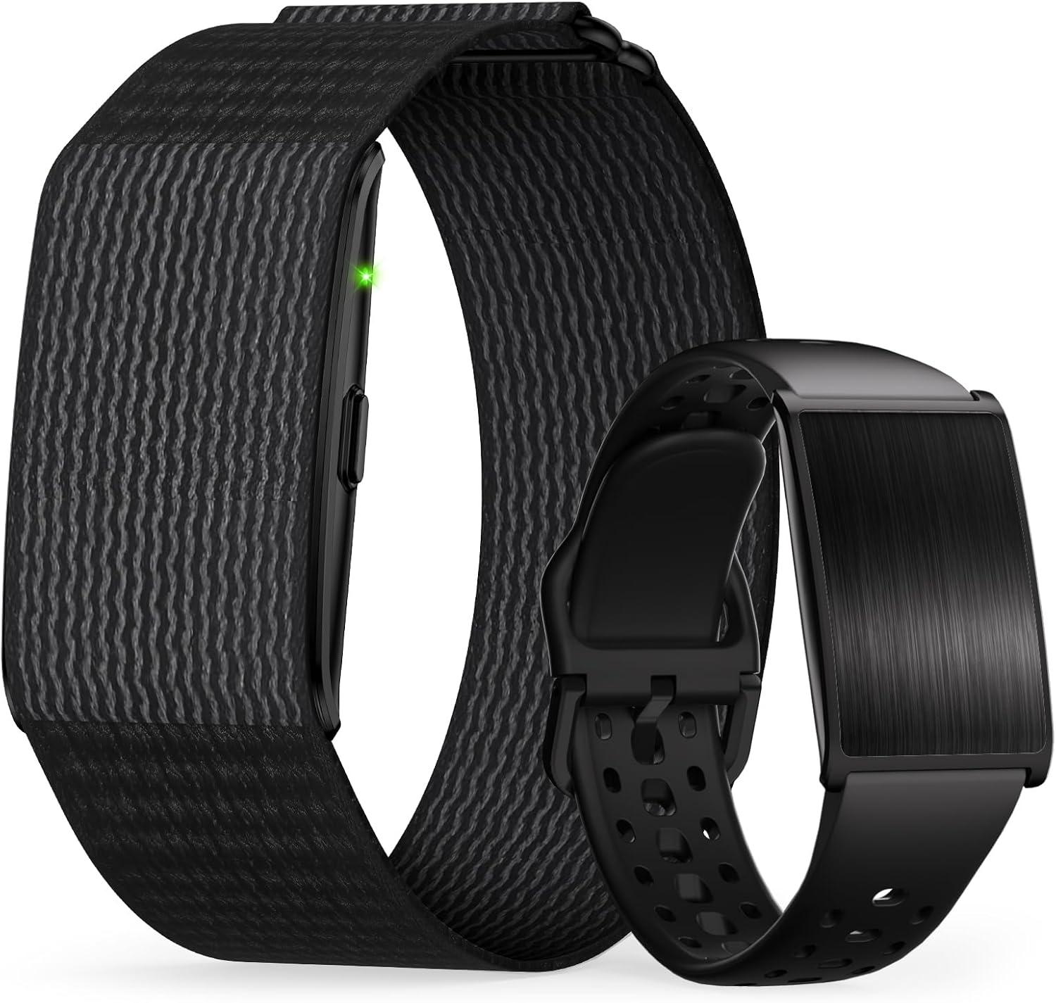 iSo Tech Smart Fitness Tracker ohne Display (KI-Analyse) | 60 Tage Akku | 24/7 Herzfrequenz & SpO2 | 170+ Sportmodi | Kein ABO