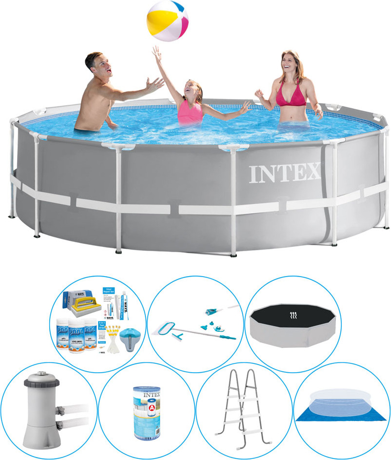 Bazénová súprava Super Set - Intex Prism Frame Rund 366x99 cm
