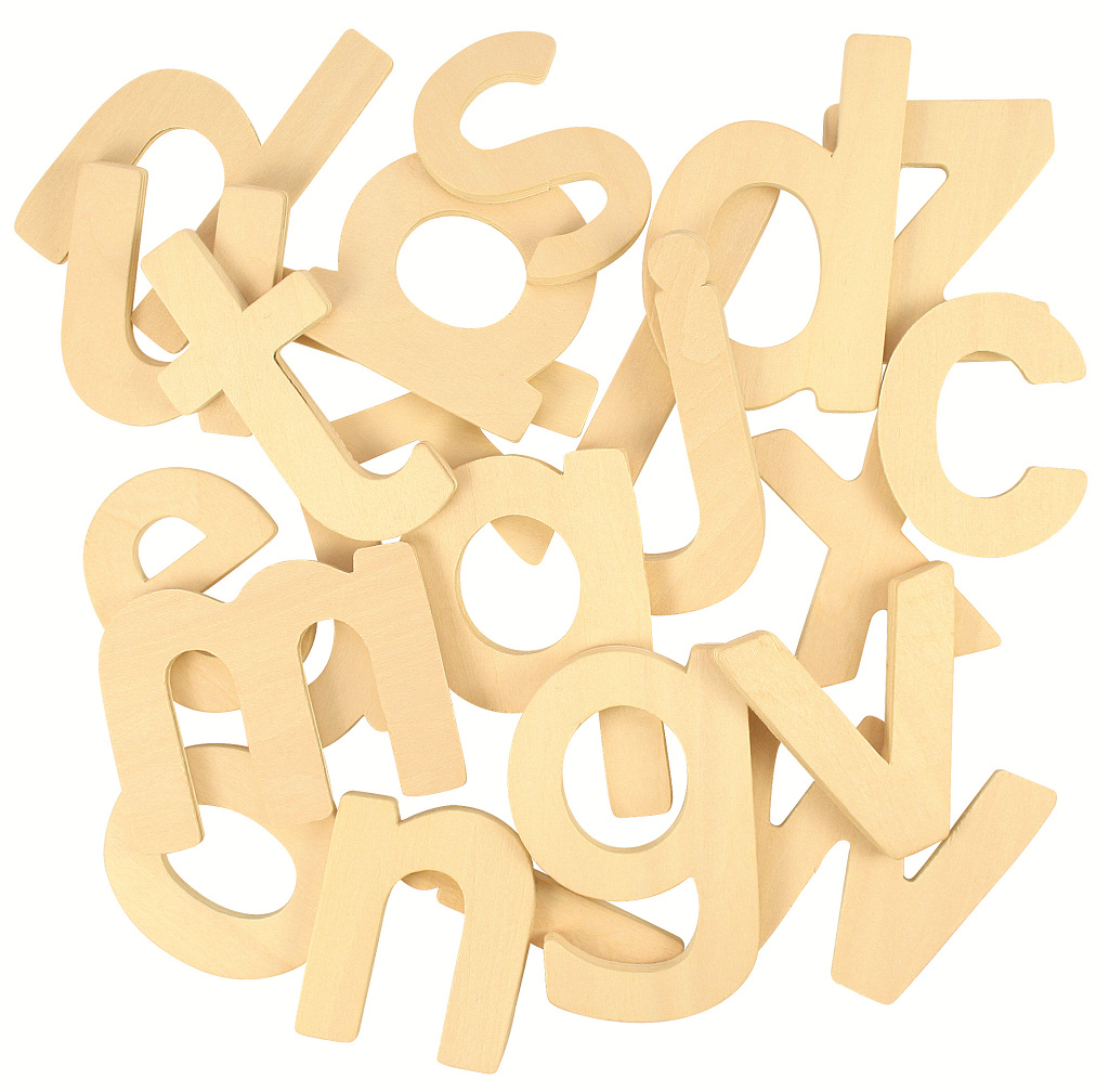 Bigjigs Toys Holzalphabet Kleinbuchstaben BJ090