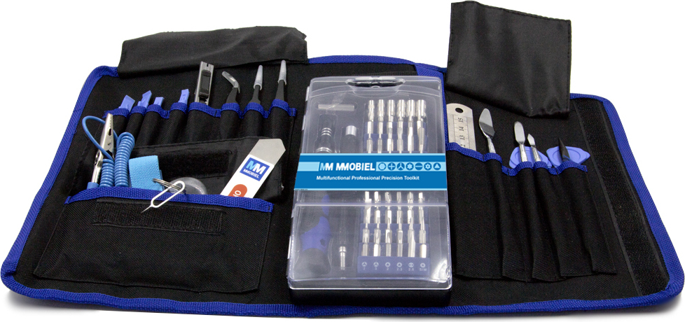 MMOBIEL Magnetisch Schraubendreher Reparatur Werkzeug 80 in 1 für technische Geräte 2518-MMOBIEL