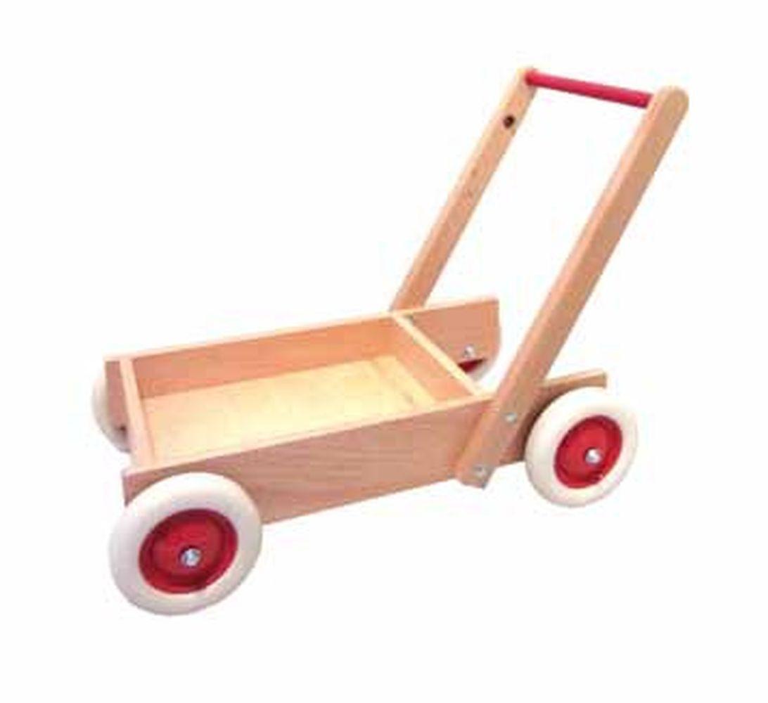 Holz Wenzel Holzspielzeug Holzspielzeug Schiebwagen Maße: L/B/H 55cm/ 33cm/ 51cm NEU 350017