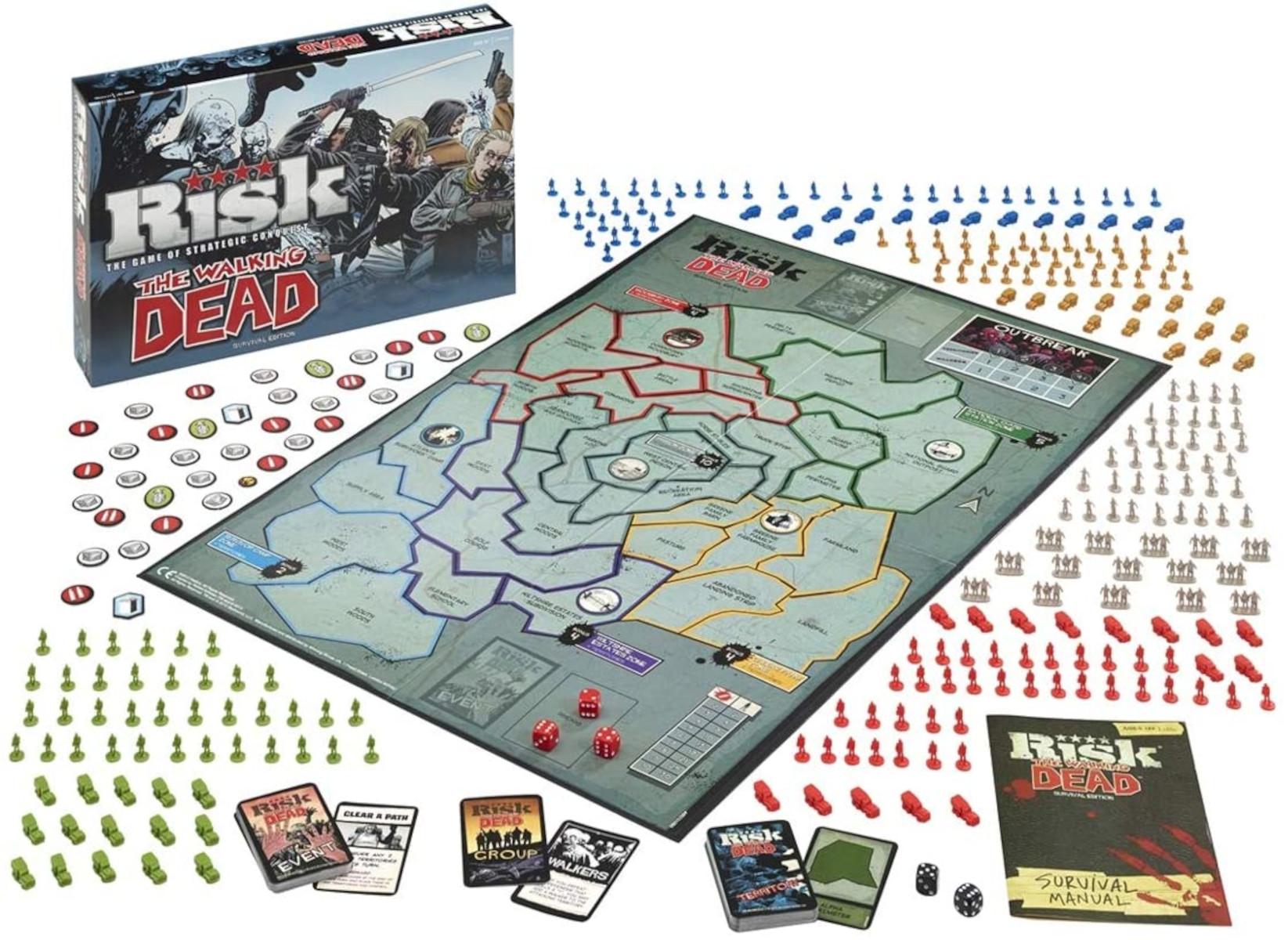 Winning Moves Risiko - The Walking Dead - Survival Edition (englisch) Brettspiel Spiel