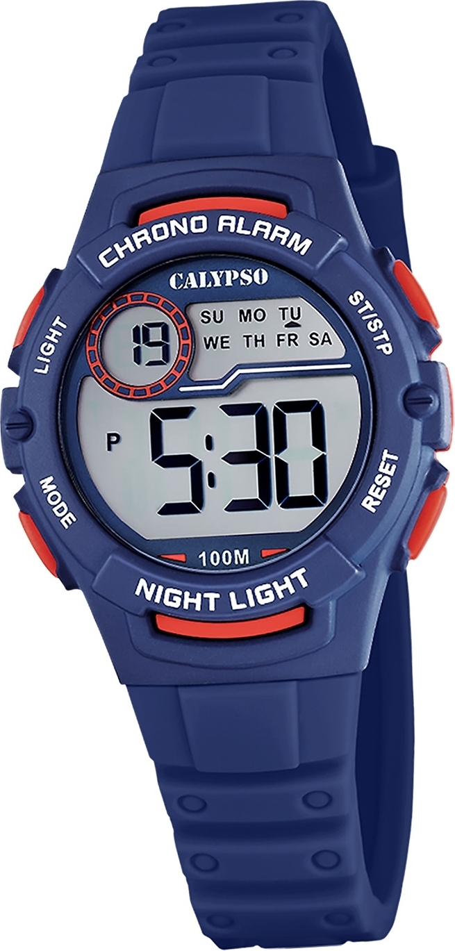 Calypso Kautschuk Jugend Kinder Uhr Digital Fashion Armbanduhr dunkelblau D2UK5852/5