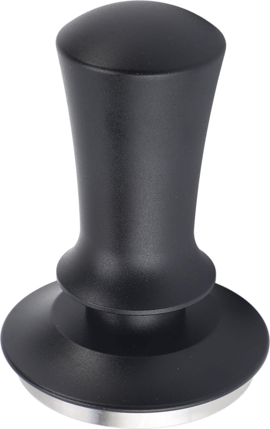 Plochá základňa Tamper 304 z nehrdzavejúcej ocele Zlepšite chuť kávy Tamper Tool pre kávovar Black 2.1in