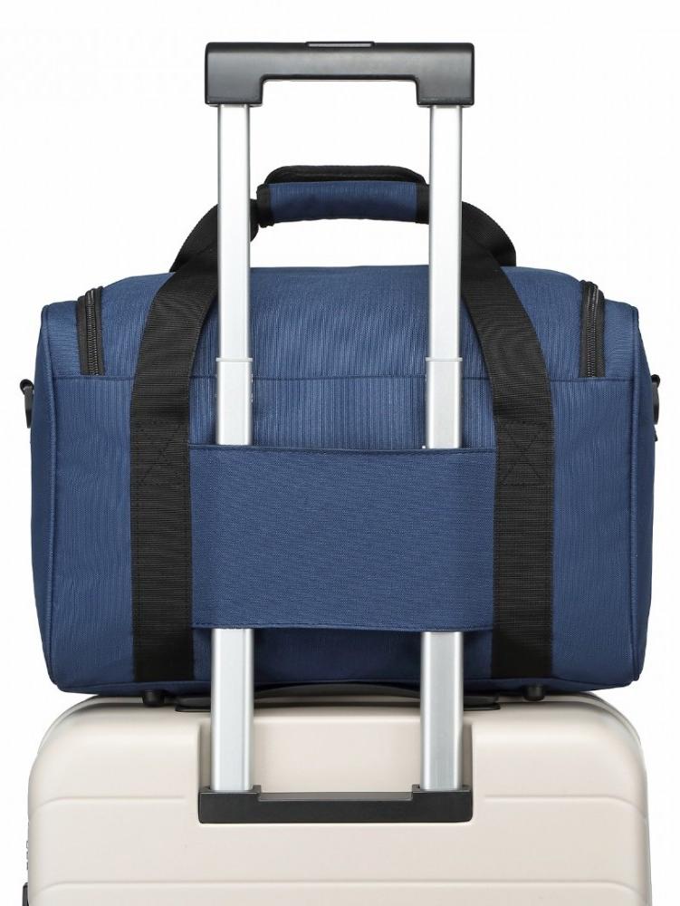 Kono Kleine blaue Handgepäcktasche für das Flugzeug 40x30x20 Ryanair Globe