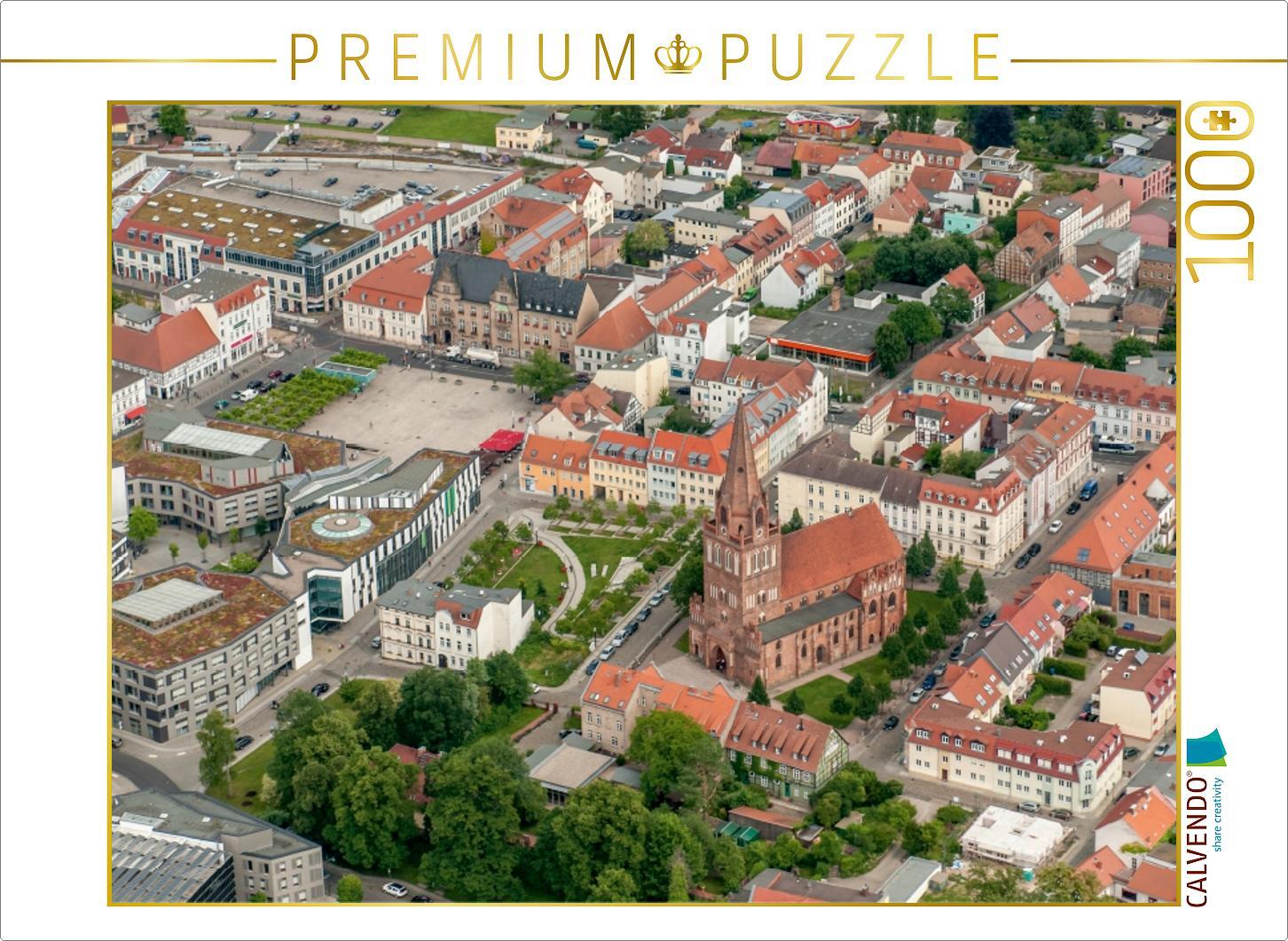Calvendo Puzzle Eberswalde in Luftbildern 1000 Teile Lege-Größe 64 x 48 cm Foto-Puzzle Bild von N N, 1000 Stück(e), andere, 14 Jahr(e)