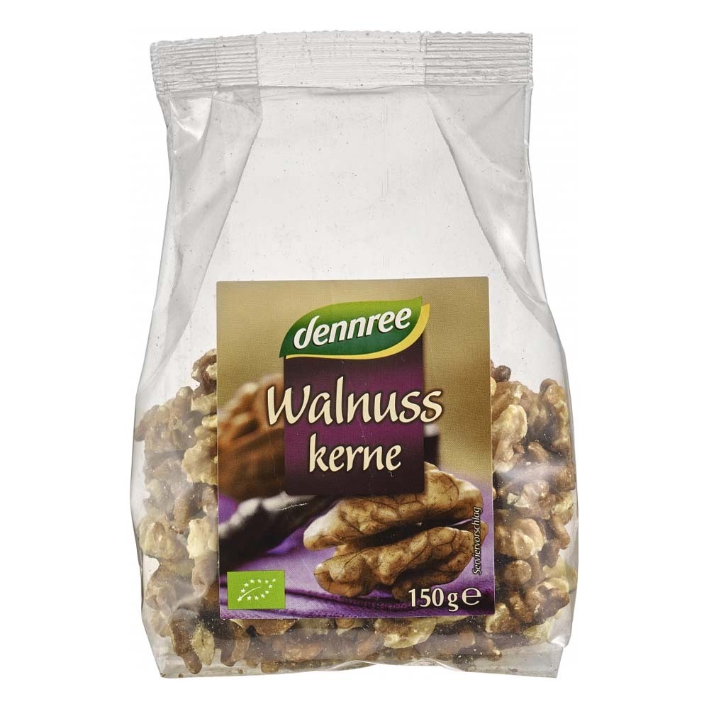 DENNREE Walnusskerne - ganz 150g 6er Pack