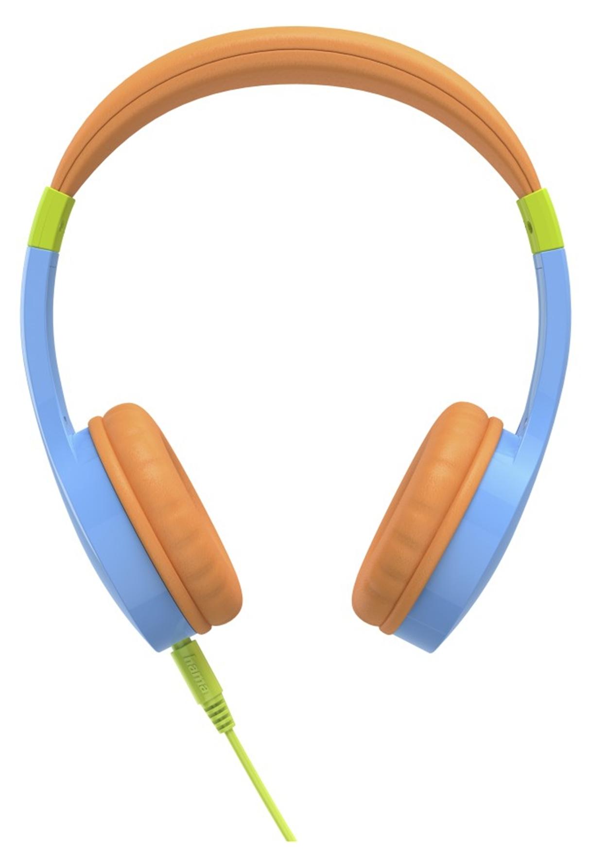 Hama Kinderkopfhörer Kinderkopfhörer, kabelgebunden, On-Ear, Blau/Bunt 00184106