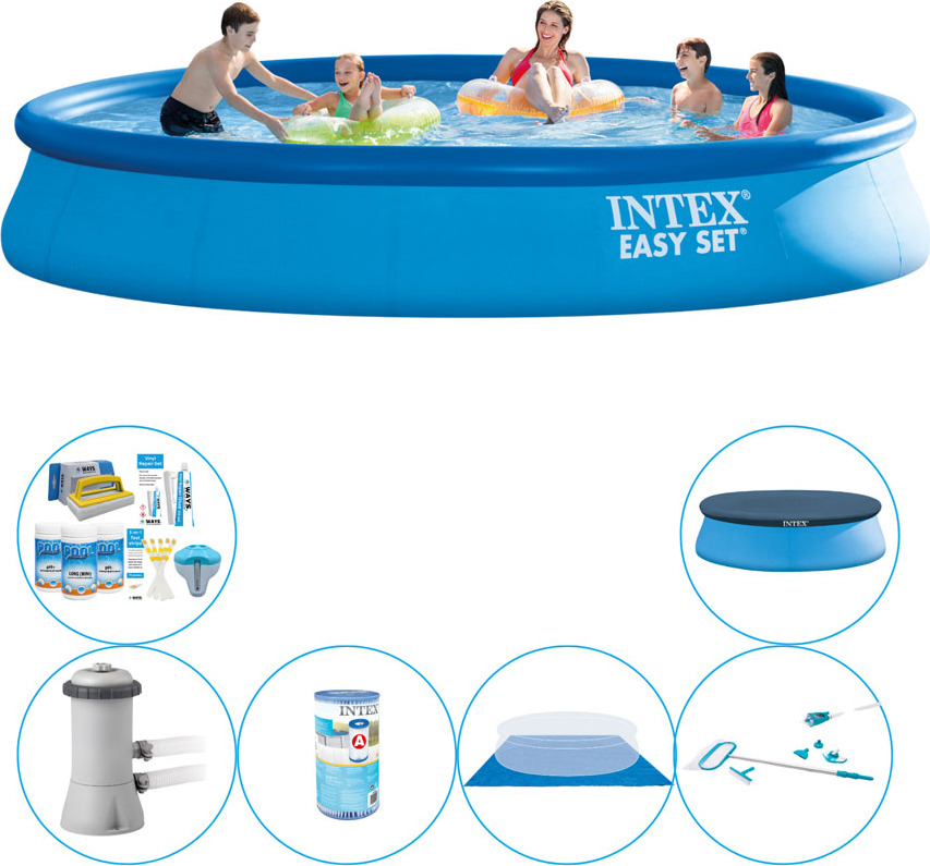 Bazén vrátane príslušenstva - Intex Easy Set Round 457x84 cm