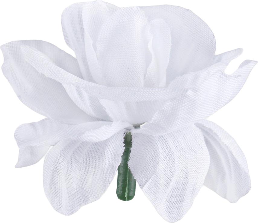 bez marki Künstliche ROSE Rosenkopf WEISS 5cm