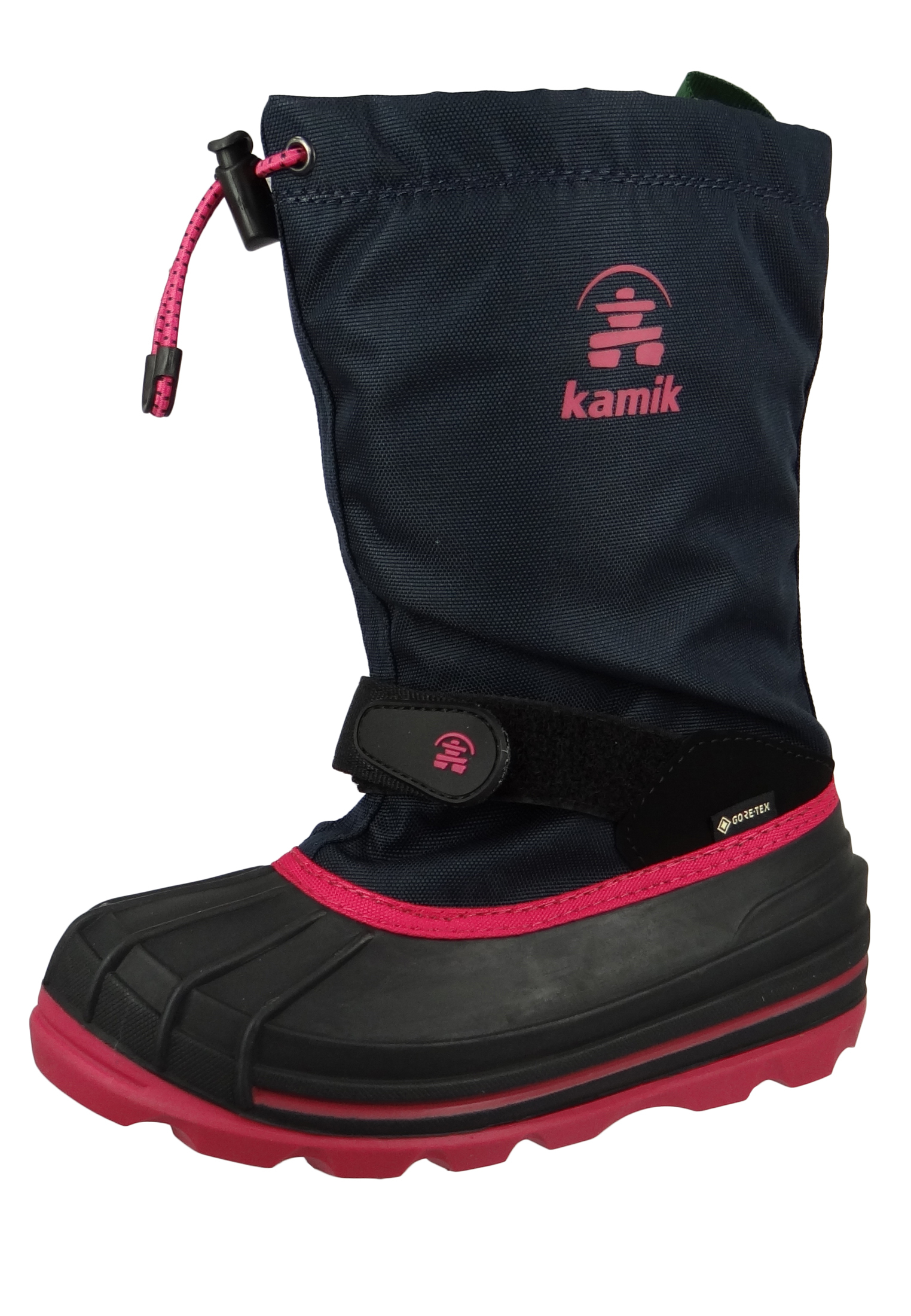 kamik dievčenské zimné topánky WATERBUG 8200-25, 8200-26, 8200-27, 8200-28, 8200-30, 8200-31, 8200-32, 8200-33, 8200-35, 8200-36, 8200-37, 8200-38 KAM-NK4805 navy/rose 33 [detská obuv]