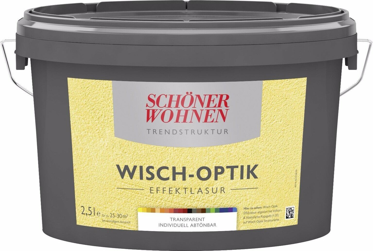 Schöner Wohnen Kollektion Schöner Wohnen Wisch-Optik Effektlasur, Transparent individuell Abtönbar 2,5 L 9439.02,05.0000