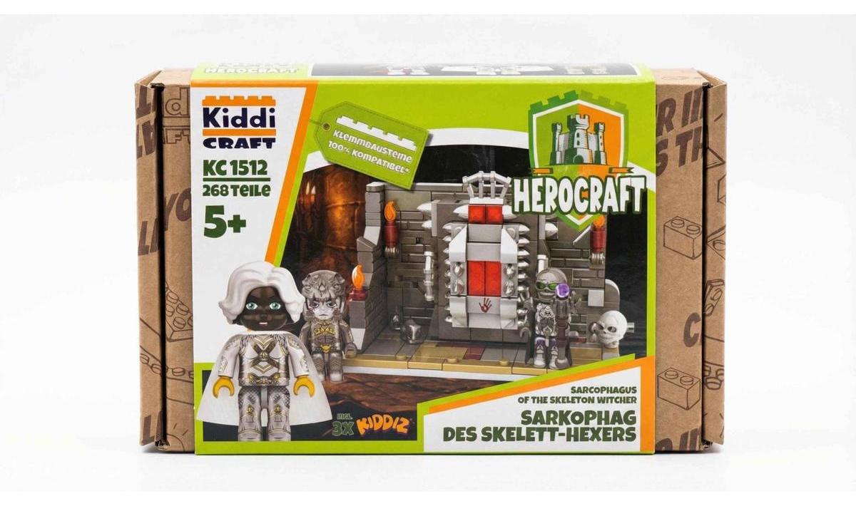 Kiddicraft Sarkophag des Skelett-Hexers Baustein-Set 268 Teile KC1512