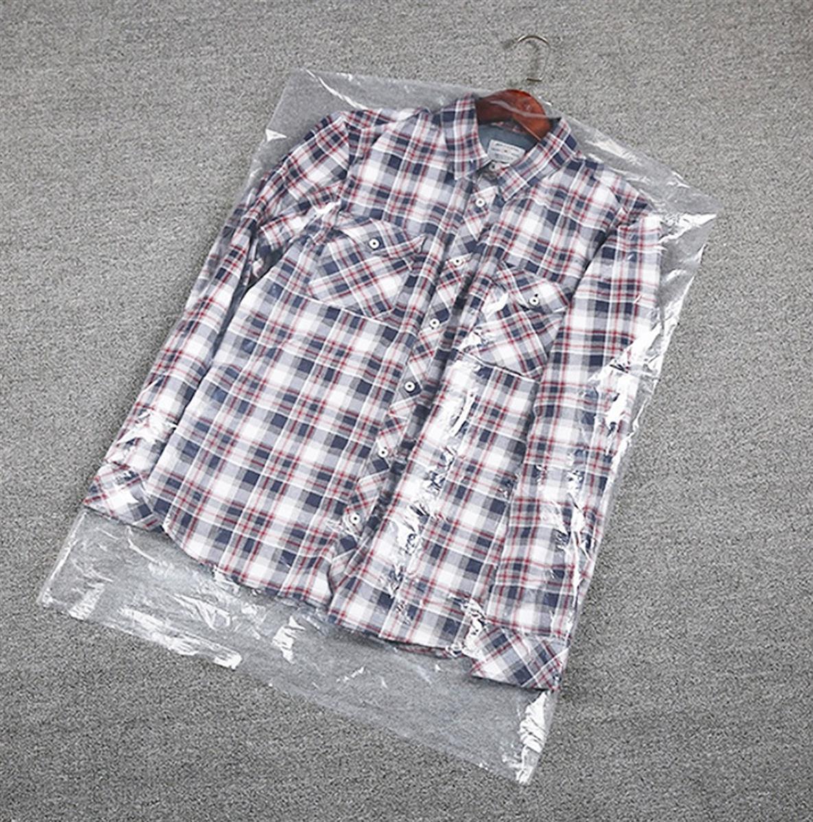 Lot 5 Housses Protection Vêtements Longs - Translucides Avec Fermeture Éclair - Anti-Poussière