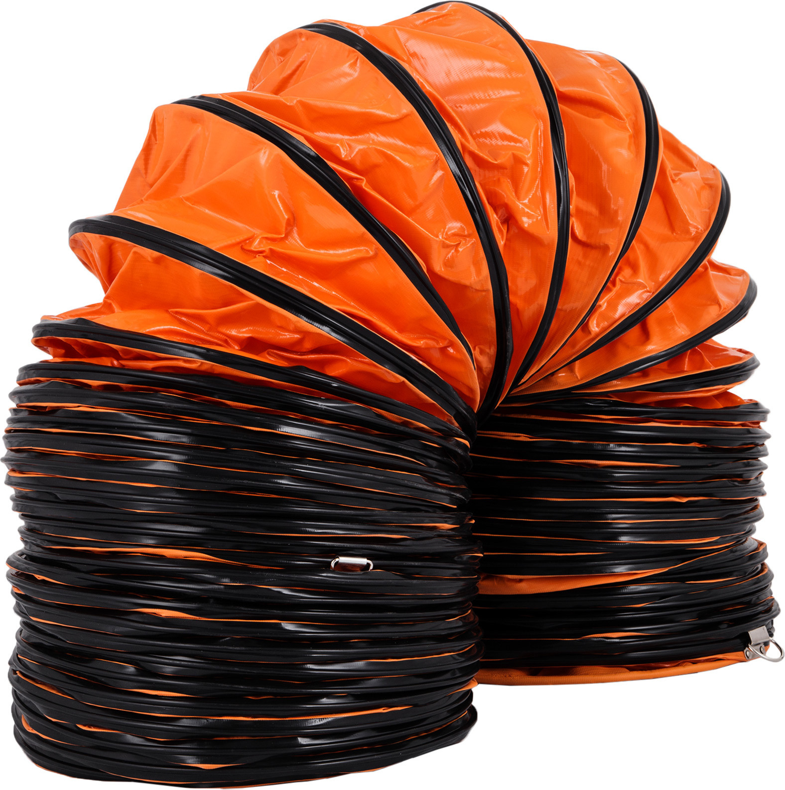 VEVOR Lufttransportschlauch 9,8 m Lüfterdurchmesser, 30,48 cm Warmluftschlauch, 35 x 35 x 28 cm Belüftungsschlauch Baustellenschlauch, Orange Belüftungsschlauch