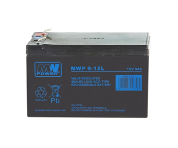 MW Power MWP 9-12L: MWP 9-12L-Batterie (Lange Lebensdauer, 12 V-9 Ah, Faston 250)