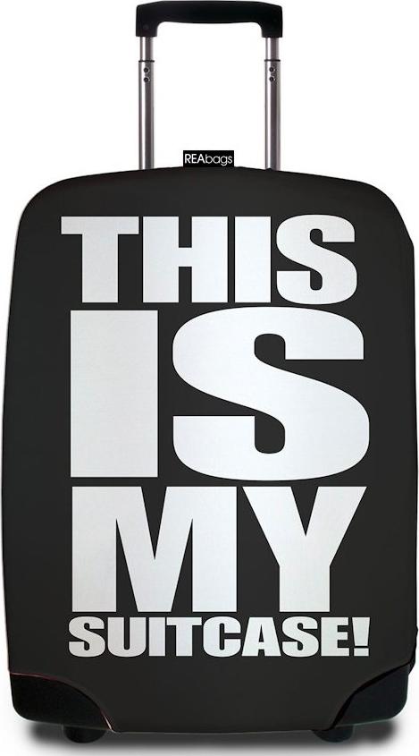 REAbags Statement-Kofferhülle - schwarz 9051_Statement