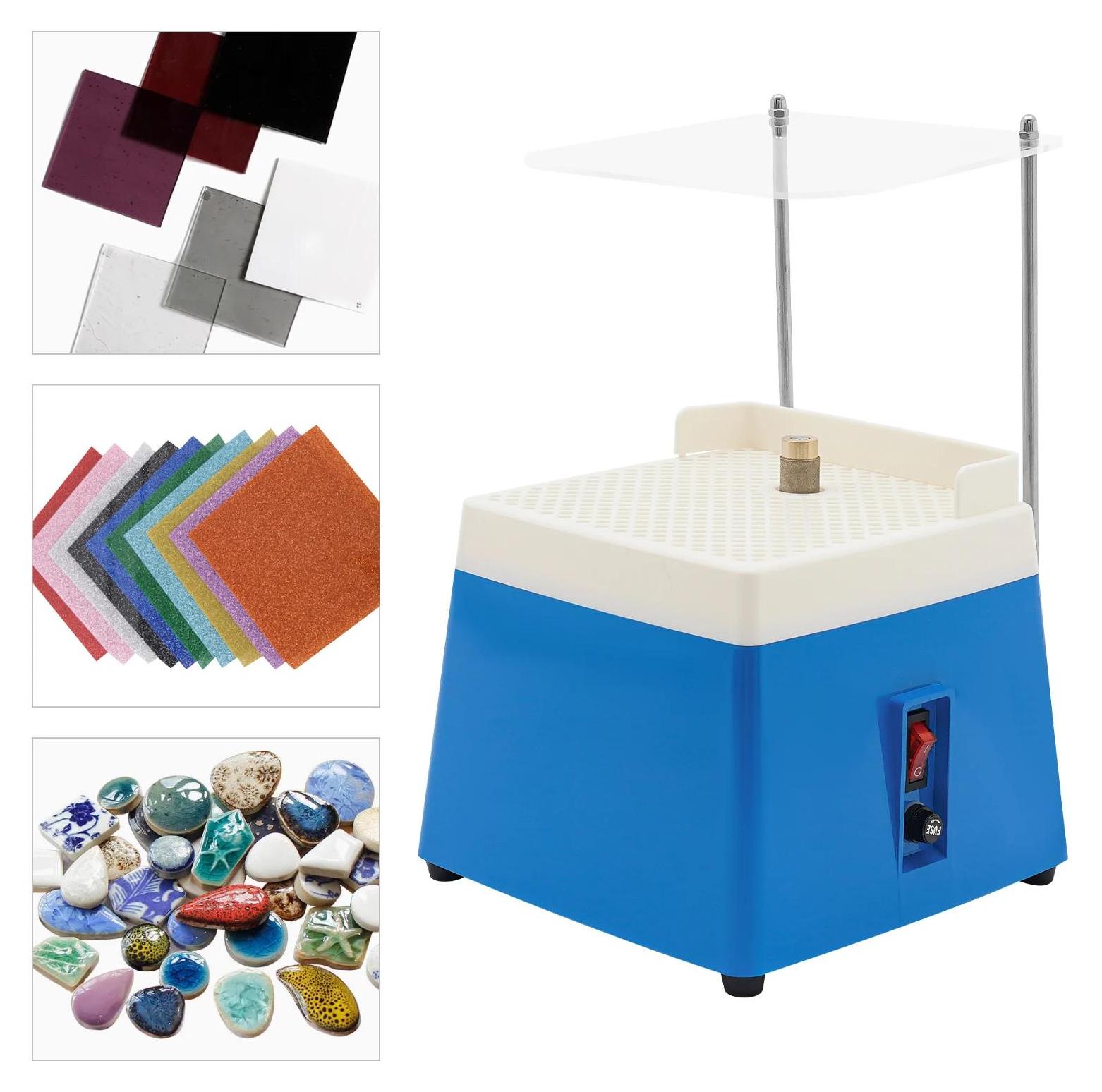 StarTech Glas- & Keramikschleifer - Mini Tischschleifer - 220V - 65W - 4200 U/min - 1,59 cm Schleifkopf - CE - 25×25×25 cm - Blau