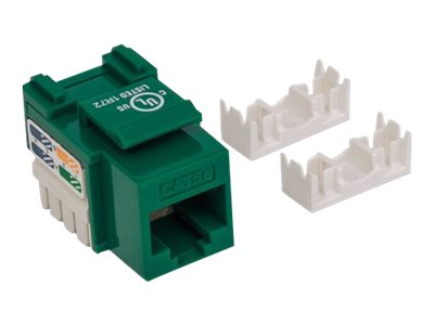 Intellinet Cat5e Modularbuchse, UTP, Grün - Keystone Jack 210997