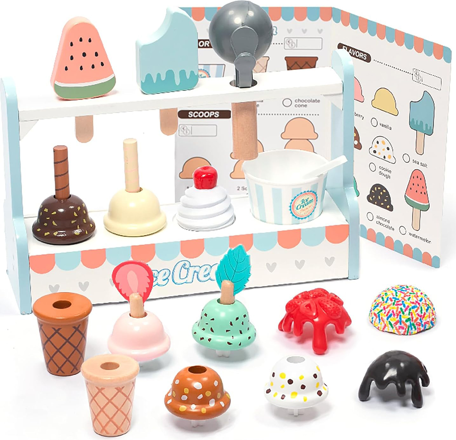 Spiel Ab 3 Jahre Eisdiele Kinder Holz Eisdiele Eisl Produktbild-Vorschau 3