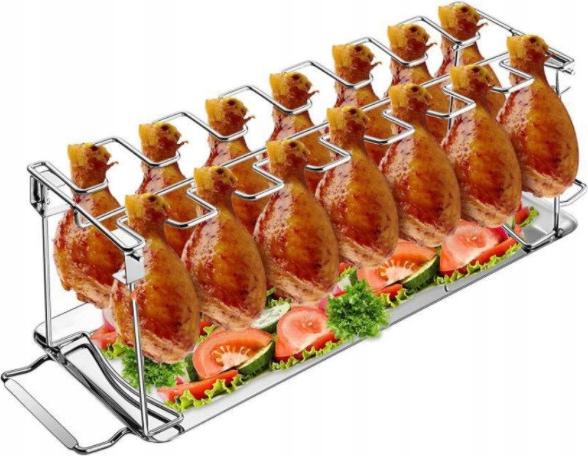 INNY Hähnchen-Rack, Fleisch, Rippchen, Grill, Grill, Bratrost
