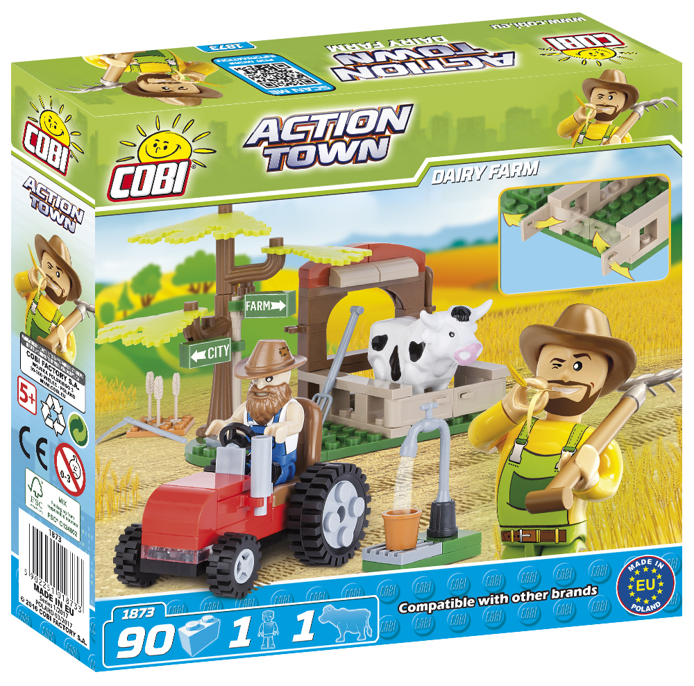 Cobi 90 Pcs Small Army /1873/ Dairy Farm COBI-1873
