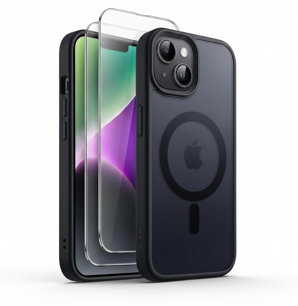 KLK Commerce InAndOutdoorMatch - iPhone 14 Hülle - Magnetische Schutzhülle