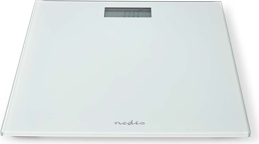 Nedis Personenwaage - Digital - Weiß - Gehärtetes Glas - Max. Wiegekapazität: 150 kg PESC500WT
