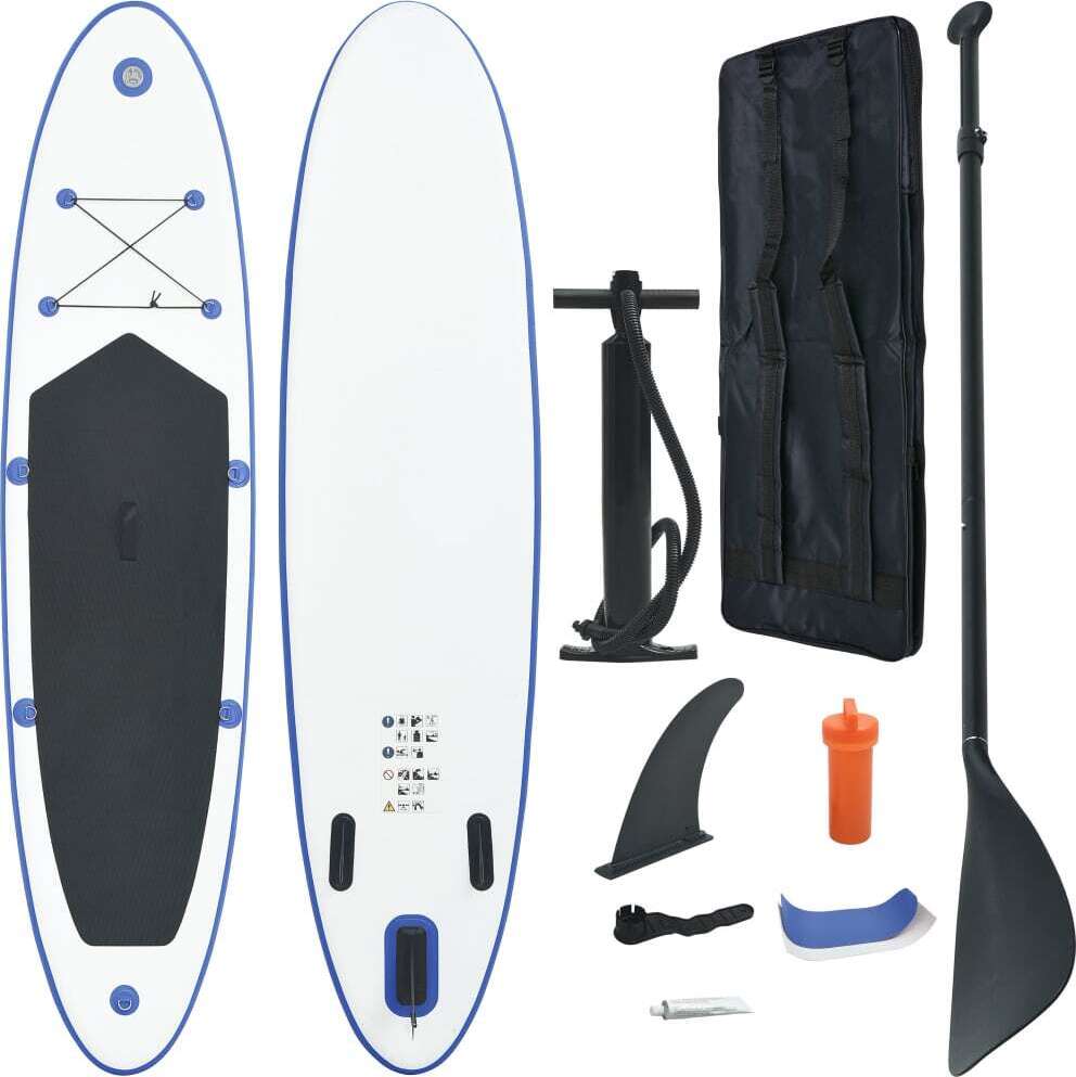 Stand up paddleboard SUP, nafukovací, modro biely