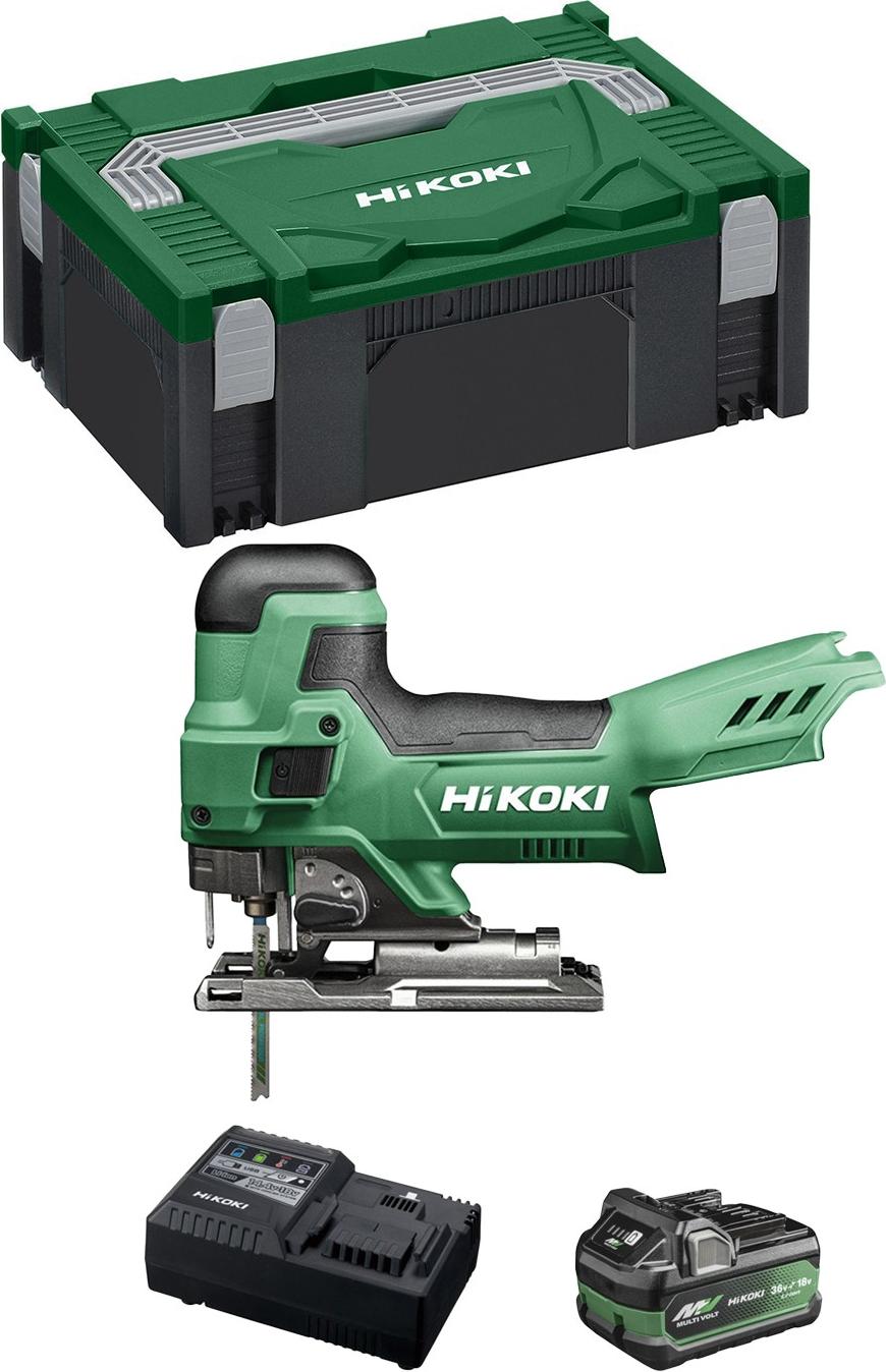 Stichsäge HIKOKI CJ18DBA1X (1 x 2,5Ah/5,0Ah + UC18YSL3 + Koffer HSC II)