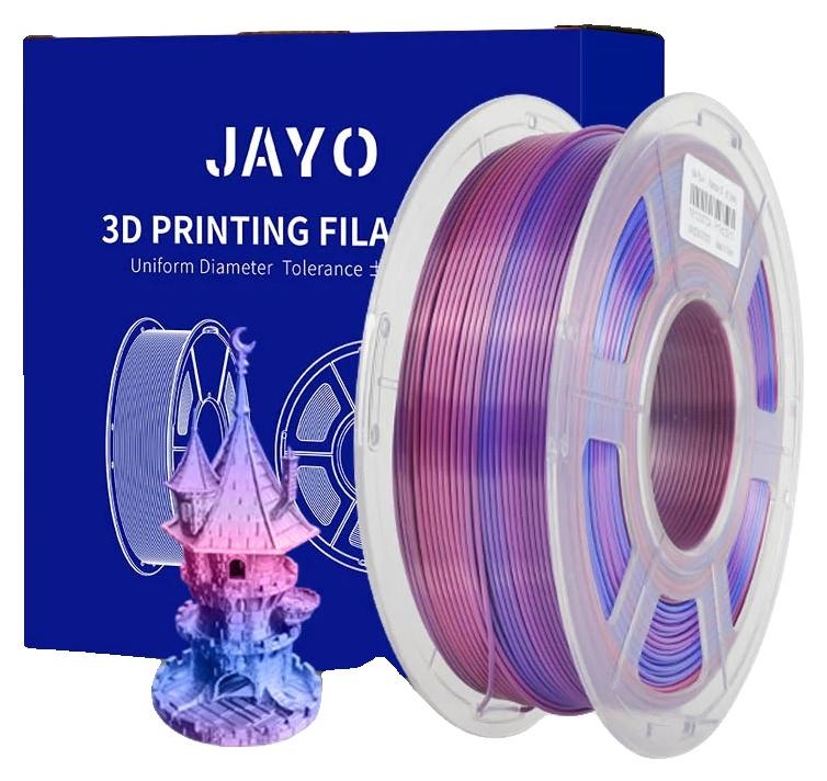 OEM 3D-Filament, Hochglanz-Finish, Geringe Verformung, SILK Regenbogen 02 1624