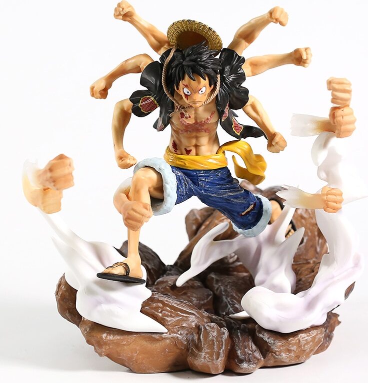 Hizue Banpresto One Piece Monkey D. Luffy Gear 4 Kong Gun PVC Figur Sammlerstück Modell Spielzeug