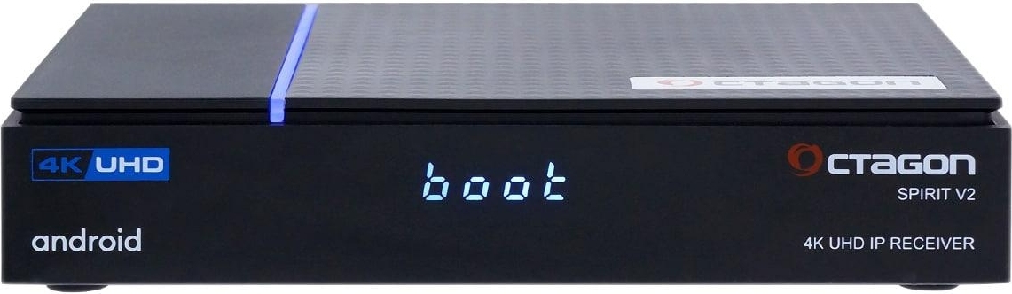 Octagon SPIRIT PRO V2 4K UHD HDR10+ Android TV OTT IP Media Streaming Box SPIRIT_V2 _PRO