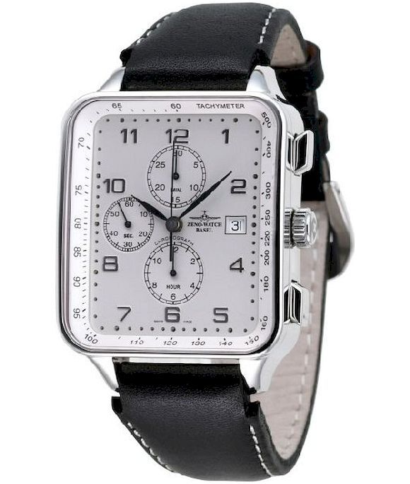 Zeno-Watch - Náramkové hodinky - Pánske - Chrono - SQ Retro Chrono Date - 150TVD-e2