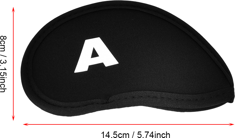 Cocosity Golf-Abdeckung, Club-Abdeckung, Golf-Kopf-Abdeckung, Club-Kopf-Abdeckung, Eisen-Club-Abdeckung, Eisen-Golf-Abdeckung