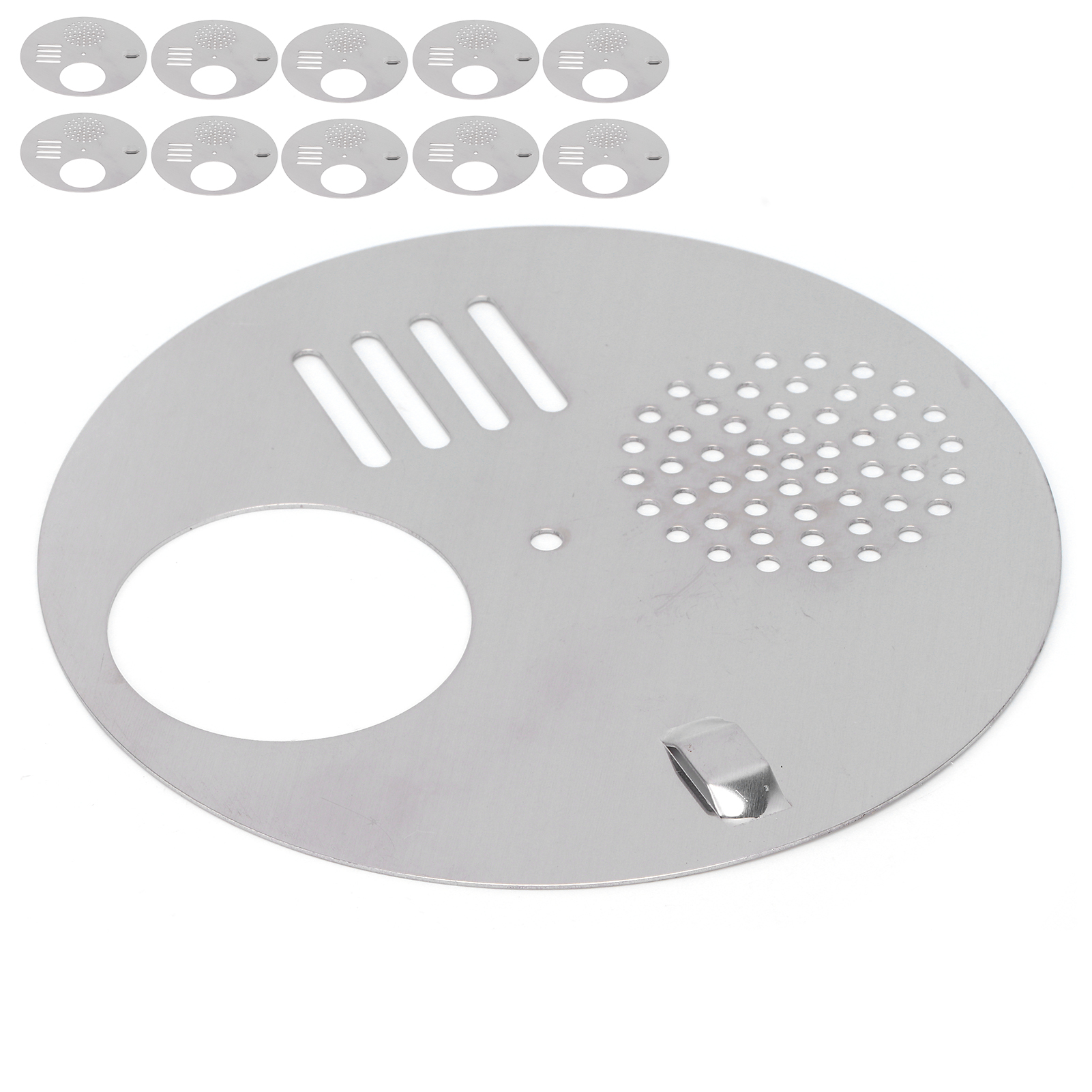Cocosity Runde Bienenstocktür,Drehbare Bienenstocktür,Bienenstocktor aus Edelstahl,Bienenstockeingangsscheibe,Bienenstockzubehör,Imkereibedarfsartikel