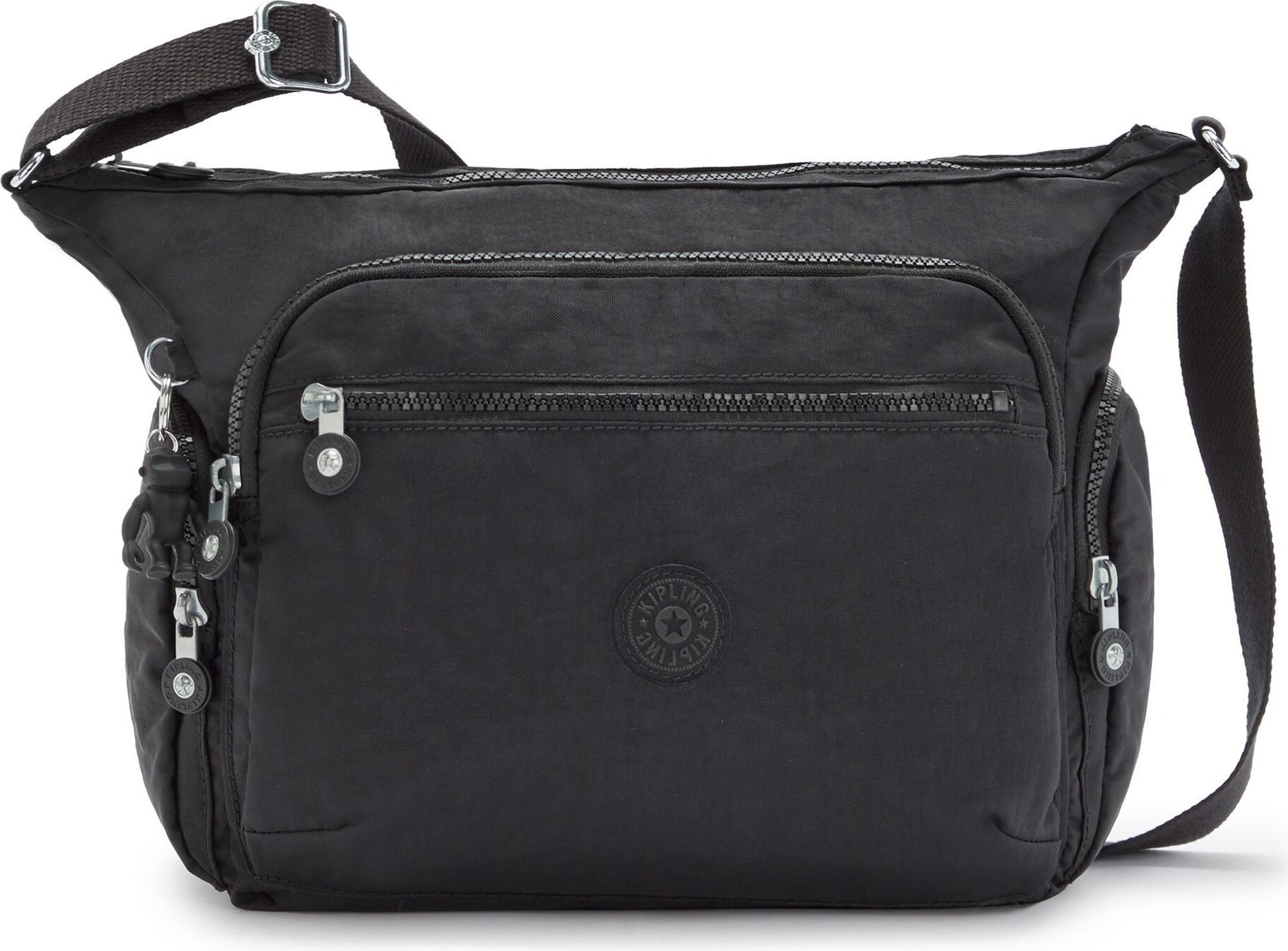 Sac à Bandoulière Kipling Gabbie - Taille Moyenne, Couleur Gris Inviting - Pratique Et Stylé