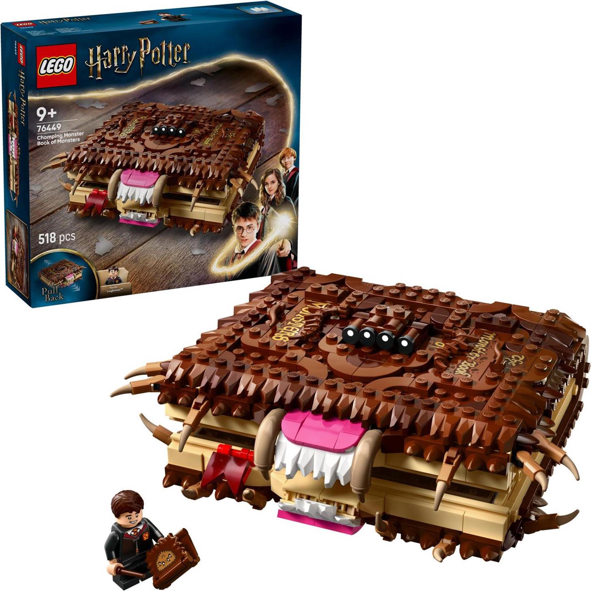 LEGO Harry Potter Mľaskajúca Príšerná kniha príšer, Stavebnica, 9 rok / roky, Plast, 518 kusov, 746 g