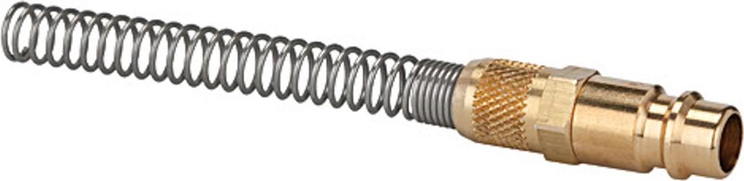 Riegler Nippel, NW 7,2 - 7,8, MS blank, 8x6, Überwurfmutter, Knickschutz 243.356